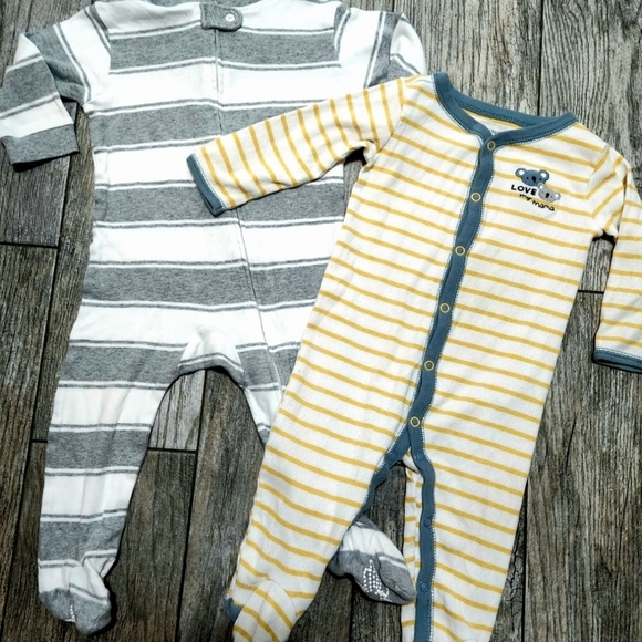 Burt's Bee's Baby & Carter's 9M Sleepers- Euc! - Picture 7 of 8